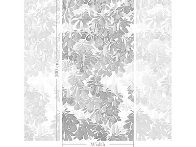 FA1117.  Печать на портьере-цветущий каштан