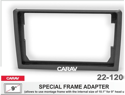 Carav 22-1200 | 9&quot; универсальная рамка для перехода с размера 10.1 дюйма