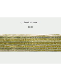 Арт. Plate, серия Majestic. Бордюр декоративный для штор с люрексом