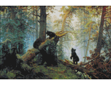 Утро в сосновом лесу, по мотивам картины Шишкина И.И. (алмазная мозаика) mp-mz-mo-mgm avmn