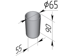 Форма Ромовая баба 65 х 55 х 90