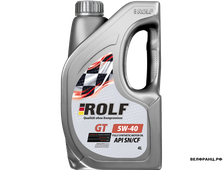 ROLF GT SAE 5W-40 API SN/CF 4 литра синтетика