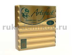 полимерная глина "Артефакт", цвет-шифон липовый мед(полупрозрачный), брус 50 гр.