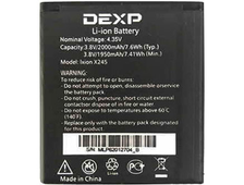 Аккумулятор (АКБ) для DEXP Ixion X245 -2000mAh