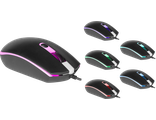 Мышь Defender Dot MB-986 игровая, 1600dpi, подсветка, USB, чёрный