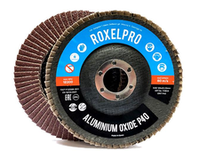 Лепестковый шлифовальный круг RoxelPro RoxOne 125x22 мм, оксид алюминия, конический