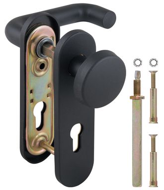 Ручка дверная DH-043P-KNOB NE (ЧЕРНАЯ), НЕЙЛОН, квадрат 9x90 мм Ручка дверная DH-043P-KNOB NE (ЧЕРНАЯ), НЕЙЛОН, квадрат 9x90 мм