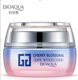 BIOAQUA Увлажняющий крем для лица с цветами вишни CHERRY BLOSSOMS, 50 гр. 793153