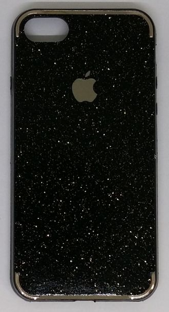 Защитная крышка силиконовая iPhone 7 (арт. 23819), черная