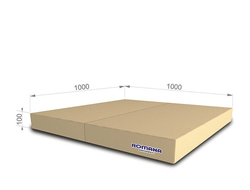 Мат 1х1х0.1 м  складной 2 раза Романа