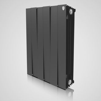 Биметаллический радиатор RoyalThermo PianoForte 500-1 секция (Черный)