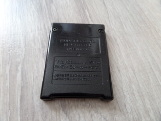 Карта памяти для PlayStation 2 PS 2 8MB FUJI WORK (ЧЕРНЫЙ МЕТАЛЛИК) MADE IN JAPAN