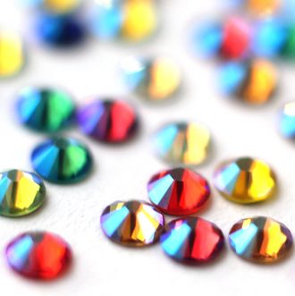 Микс №209 (100 шт) цвета Shimmer в размер ss9 (2.5 mm)