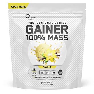 (Optimum System) 100% Mass Gainer - (1000 гр) - (банан)