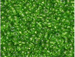 Бисер чешский круглый preciosa 10/0, светло-зеленый (50430), 50 грамм