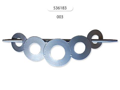 "Кольца" металлическая заколка-подхват для штор. Арт. 536183