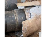 Замена канализационного выпуска, метод разрушения старой трубы, санация