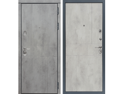 Дверь металлическая "Сударь МД-48" Бетон серый