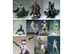 STAR WARS classic &amp; saga series of Kotobukiya ARTFX 1/7 scale pre-painted soft vinyl model kit Full Set