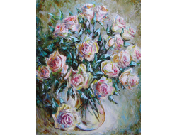 Картина с цветами Торжество