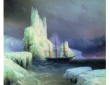 Ледяные горы в Антарктиде, по мотивам картины Айвазовского И.К. (алмазная мозаика) mp-msm-mz-ma avmn