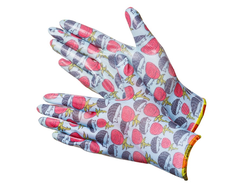Садовые перчатки Yo NN с расцветкой «Ежики и розы»