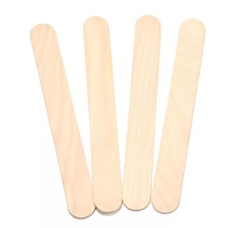Ровные деревянные палочки для мороженного,  Размер: длина 15 см ширина 1,7 см , БОЛЬШИЕ MAXIMUM, 48-50 шт