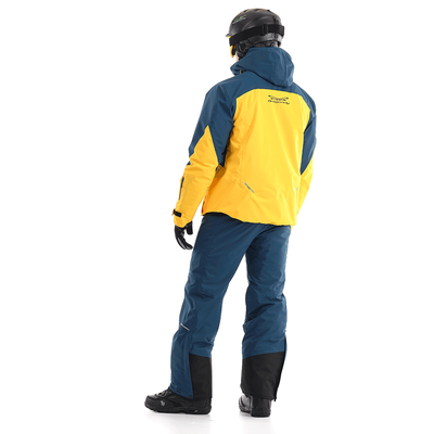Куртка горнолыжная мужская Gravity Premium MAN Yellow - Dark Ocean