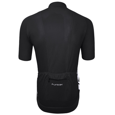 Велофутболка FUNKIER VOLTERRA-3 Black Men Pro Jersey с длин. молнией XL