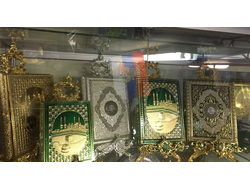 Мусульманские подарочные шкатулки под Коран из металла в ассортименте (без книг)