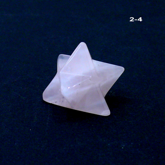 Меркаба - розовый кварц №2-4: без 1 шипа - 32*26мм*23*20мм