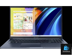ASUS VivoBook X1502ZA-BQ1954 90NB0VX1-M02SU0, 15.6", IPS, Intel Core i5 12500H 2.5ГГц, 12-ядерный, 8 ГБ DDR4, 512ГБ SSD, Intel Iris Xe graphics , без операционной системы, синий
