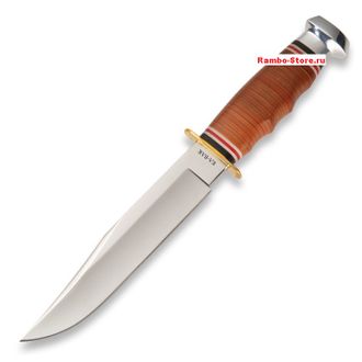 Тактический нож Ka-Bar Leather Handle Bowie с доставкой из США