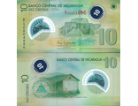 Никарагуа 10 кордоба 2007 (2012) г. (Пластик)