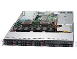 Сервер SYS-1029P-WTR  Supermicro SuperServer SYS-1029P-WTR, 1U, 8 Hot-swap 2.5&#039;&#039; drive bays w/ 2 Xeon Scalable Processors support, C621 chipset, 750W PS (redundant, Platinum), 2x 1GbE, IPMI 2.0 + KVM with Dedicated LAN