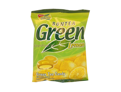 Леденцы Зелёный Чай и Лимон BONTEA GREEN TEA LEMON CANDY, 125 гр
