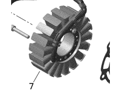 Статор оригинал BRP 420685635 для BRP LYNX/Ski-Doo/Can-Am 600/900 ACE