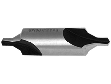 Сверло центровочное ВИЗ с предохранительным конусом (тип Б), сталь Р6М5, ГОСТ 14952Б