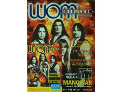 WOM Journal Magazine Junу 2002 Manowar, Mousse T, Иностранные музыкальные журналы, Intpressshop