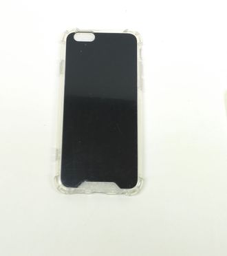 Защитная крышка силиконовая iPhone 6, акриловое зеркало, черная