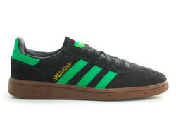 Adidas Spezial Черные с зеленым (41-45) Арт.029M