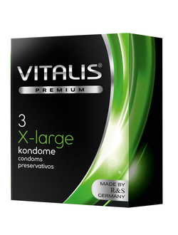Презервативы увеличенного размера VITALIS PREMIUM x-large - 3 шт. Производитель: R&S GmbH, Германия