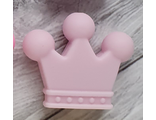 Корона бусина - baby pink