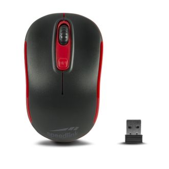 PC Мышь беспроводная Speedlink Ceptica Mouse black-red (SL-630013-BKRD)