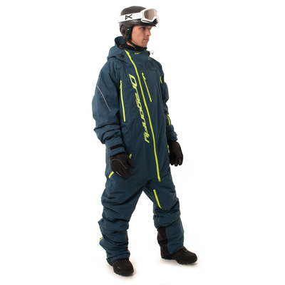 Комбинезон DRAGONFLY Gravity Premium MAN Dark Ocean-Light Green (Kamchatka)