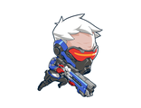 Наклейка Soldier 76