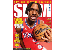 SLAM March 2024 Tyrese Maxey Cover Иностранные спортивные журналы, Basketball Magazine, Intpressshop