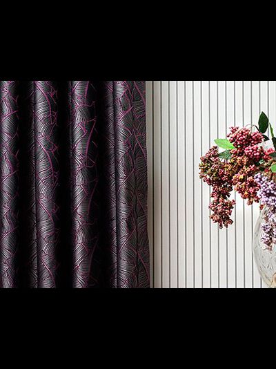 Samba, вискозная портьера с тропической темой узора