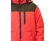 Куртка "СИРИУС-ПРАГА-Люкс" короткая с капюшоном, красная с черным