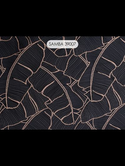 Samba, вискозная портьера с тропической темой узора